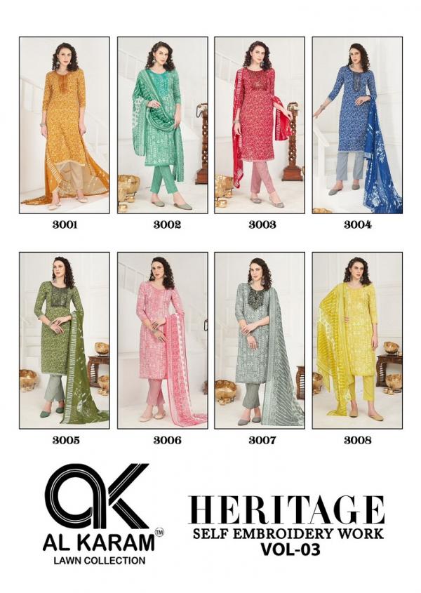 Alkaram Heritage vol-3 – Dress Material